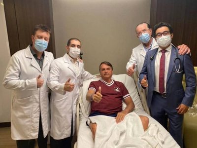 Bolsonaro recibe el alta hospitalaria tras dos días ingresado por obstrucción intestinal