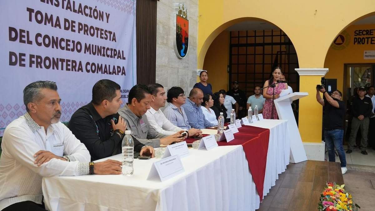 Toma de protesta del Concejo Municipal de Frontera Comalapa, Chiapas