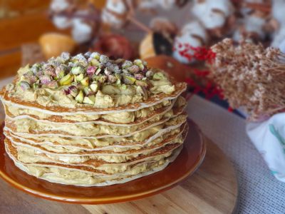 Todos van a pensar que sos un profesional de la cocina con esta crema pastelera de pistachos, que se hace en pocos pasos