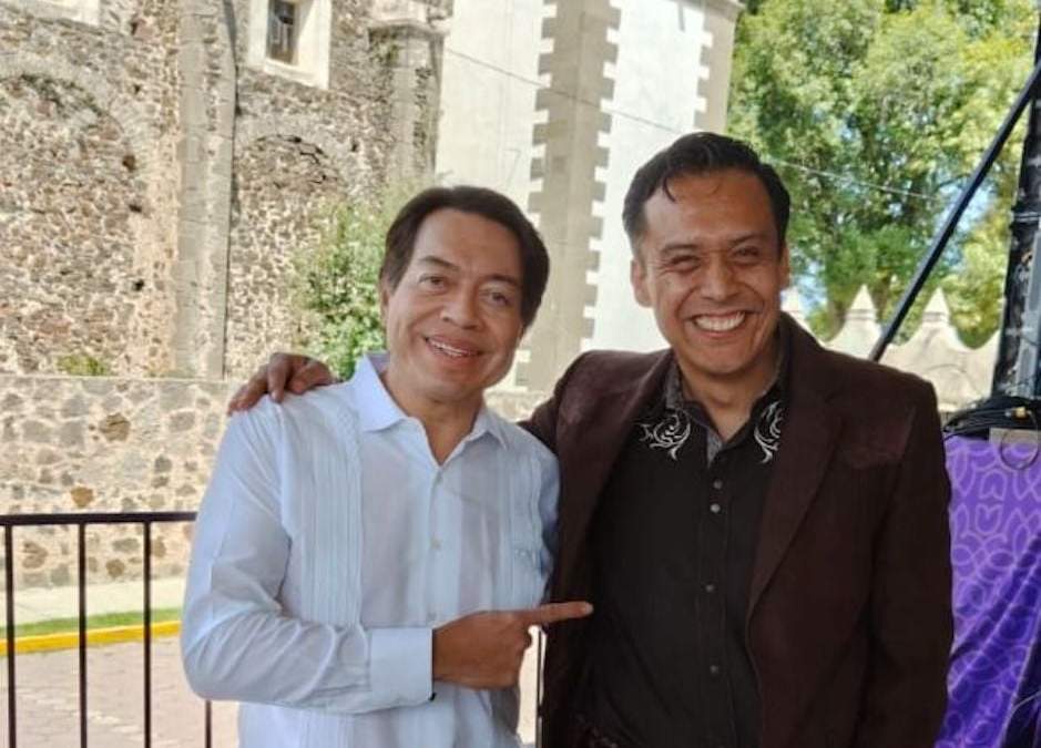 Mario Delgado y Marx Arriaga en una imagen de julio de 2024