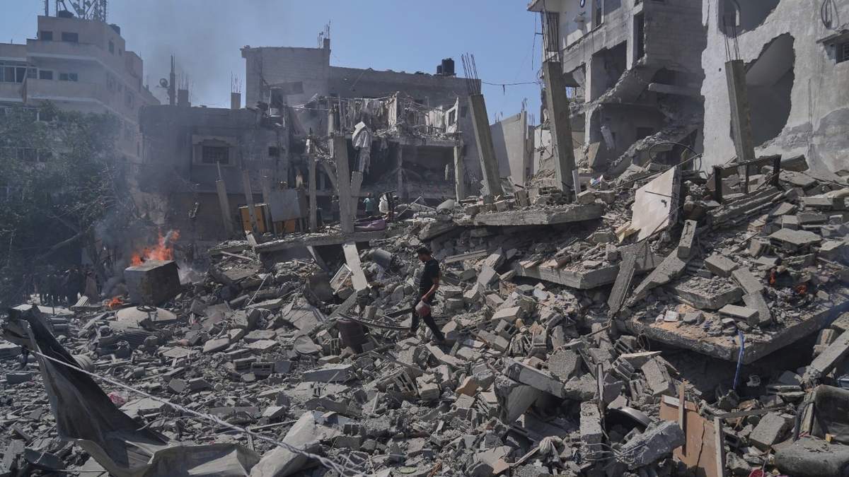 Gaza tras los ataques de Israel. Catástrofe humanitaria.