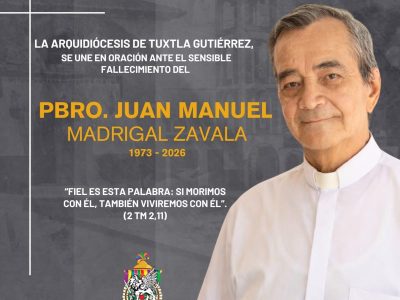 Hallan sin vida a sacerdote reportado como desaparecido en Chiapas