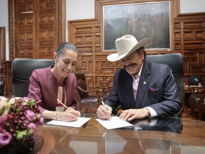 Sheinbaum: "Nuestro corazón está en Coahuila y en el Estado de México"