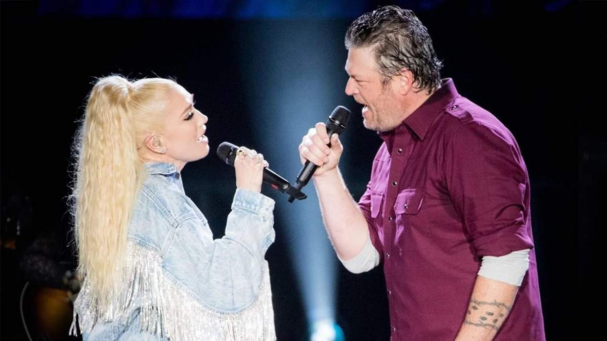 Gwen Stefani y Blake Shelton. Fuente: (Twitter)