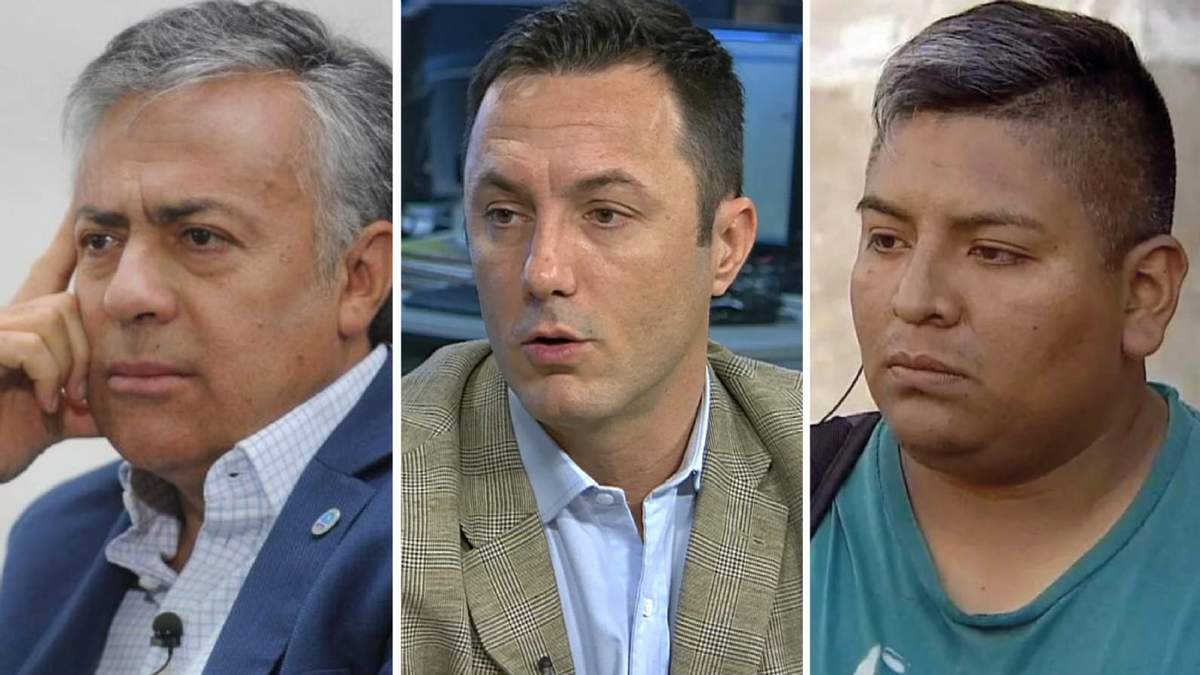 Alfredo Cornejo, Luis Petri y Luis Chocobar. Fuente: (Twitter)
