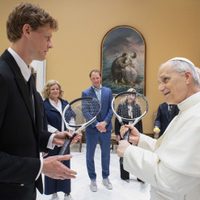 Papa León XIV recibe al tenista Jannik Sinner