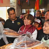 En Chalco, Delfina Gómez pide unidad para terminar con "cien años de corrupción" en el Edomex