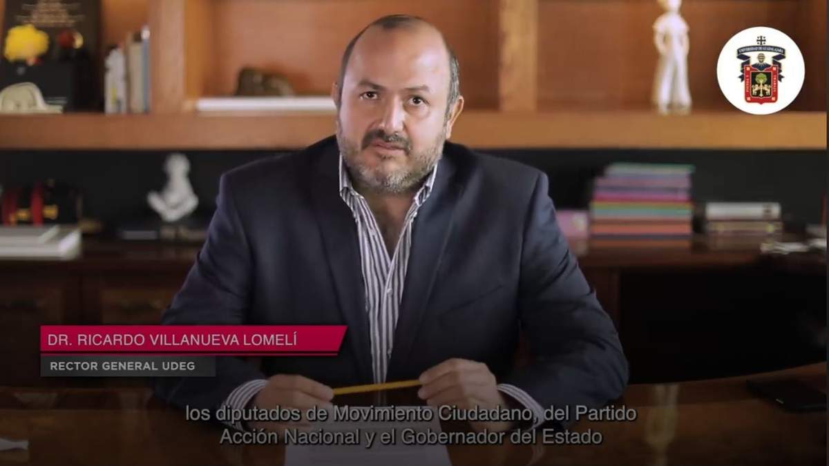 El rector general de la Universidad de Guadalajara (UdeG), Ricardo Villanueva