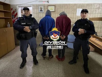 Detuvieron a dos sujetos en Neuquén luego de robar en una obra en construcción