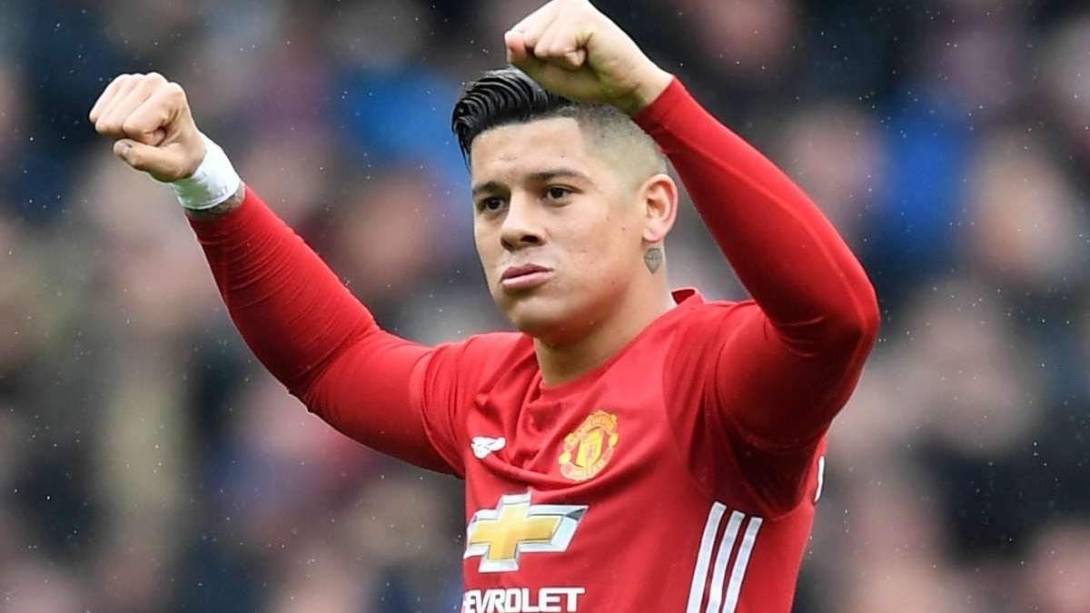 Marcos Rojo. Fuente: (Twitter).