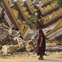 Mandalay, la ciudad de oro destruida por el terremoto en Myanmar