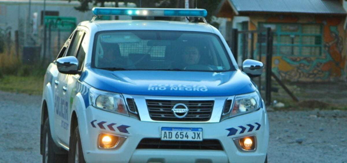 Patrulla de la Policía de Río Negro. Fuente: (Twitter)