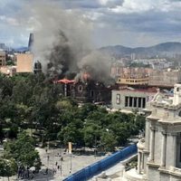 Culpas y reportes por el incendio en la iglesia de la Santa Veracruz