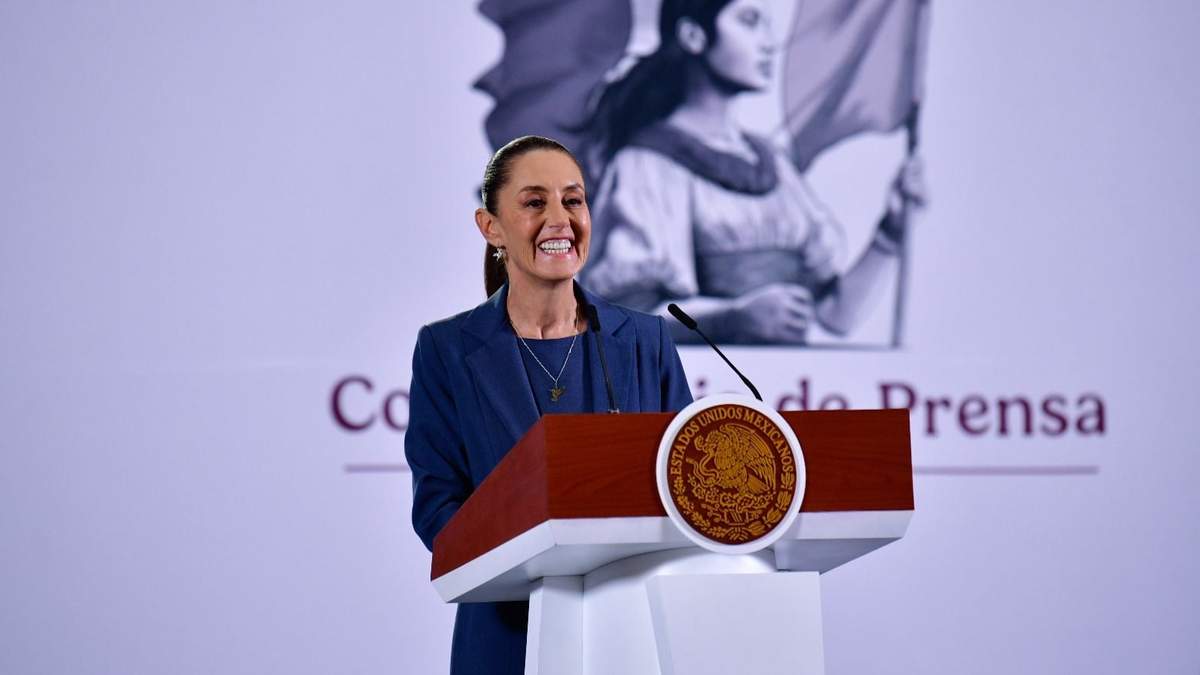 La presidenta en "la mañanera del pueblo"