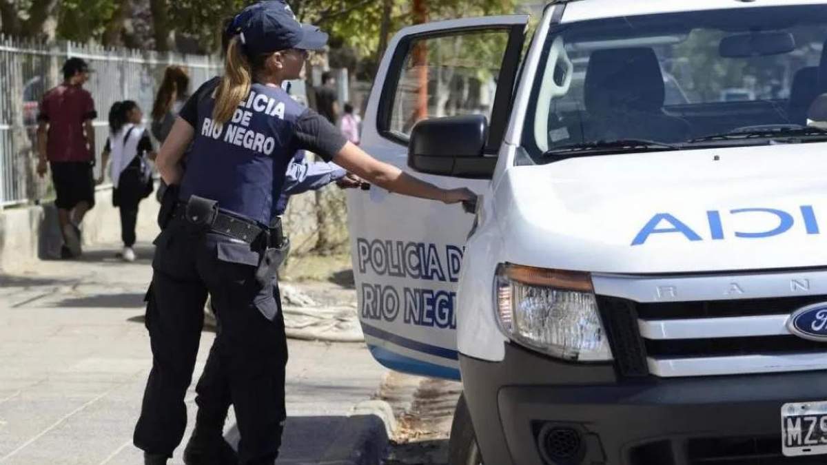 Policías de Bariloche, Río Negro. Fuente: (Twitter)
