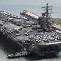 EU envía un portaaviones a Surcorea para ejercicios militares