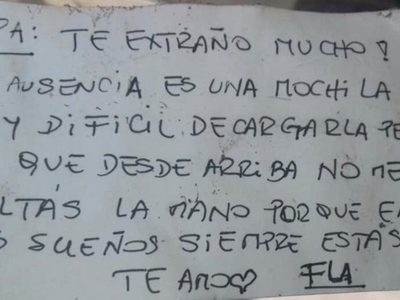 "Carta anónima": Hallazgo en la tumba de una víctima de la Cooperativa Obrera
