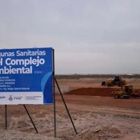 Mapuches exigen detener la construcción de la planta de líquidos cloacales en la meseta
