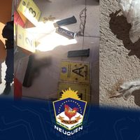 Detuvieron a un hombre que iba por la calle con un arma y marihuana en una mochila