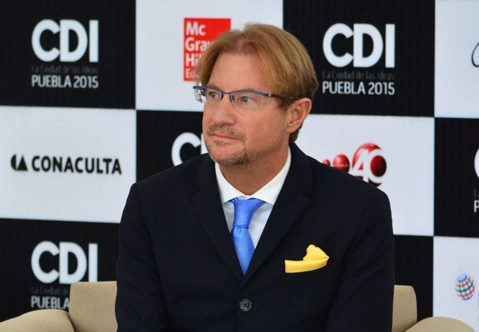 Andrés Roemer en 2015, cuando era curador del encuentro Puebla Ciudad de las Ideas