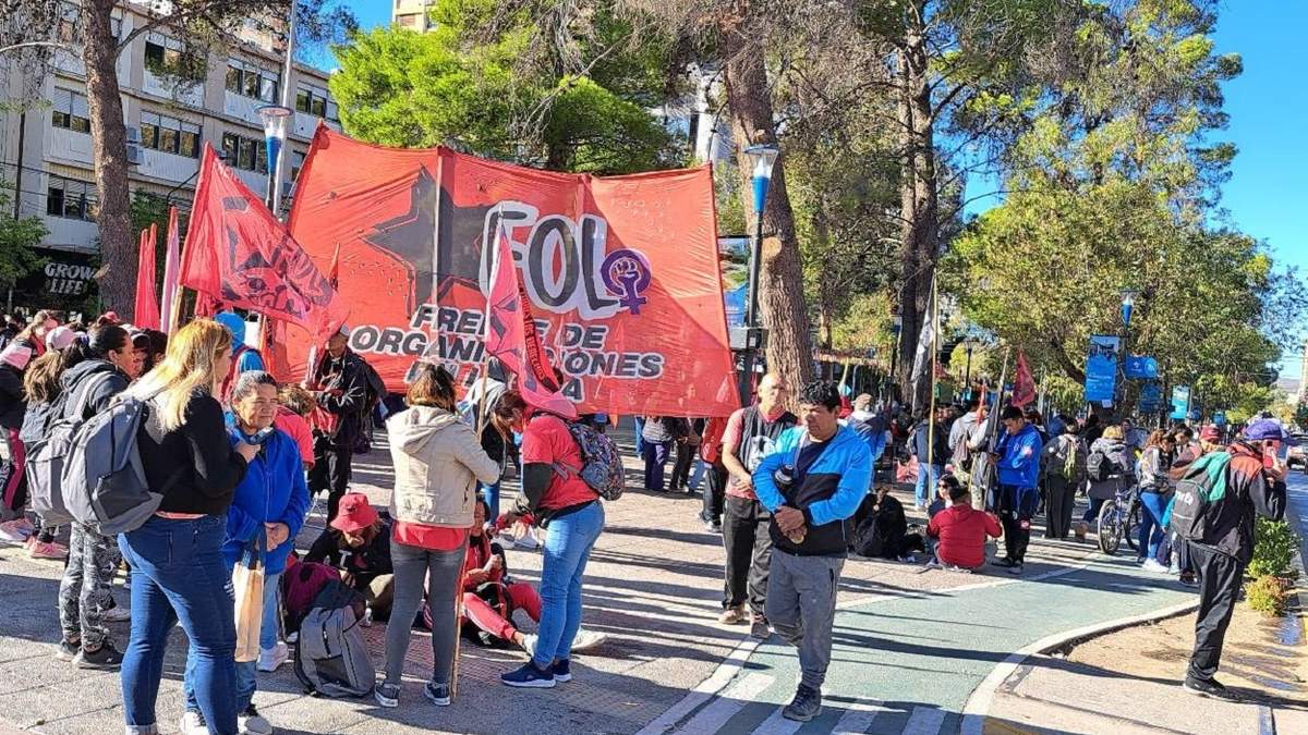 Corte de las organizaciones sociales. Fuente: (Twitter)