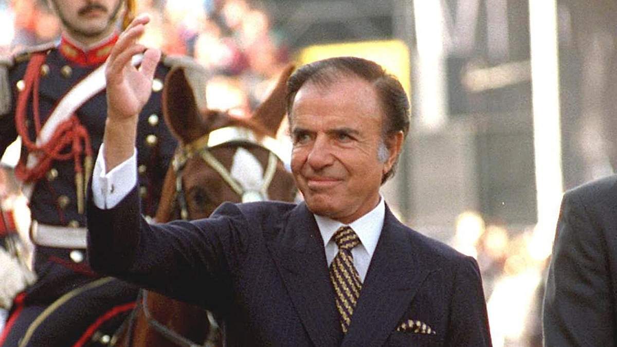 Carlos Saúl Menem, expresidente de la Argentina. Fuente: (Twitter)