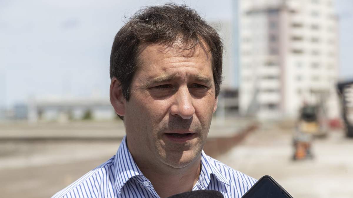 El intendente de Comodoro Rivadavia, Juan Pablo Luque. Fuente: (Twitter)