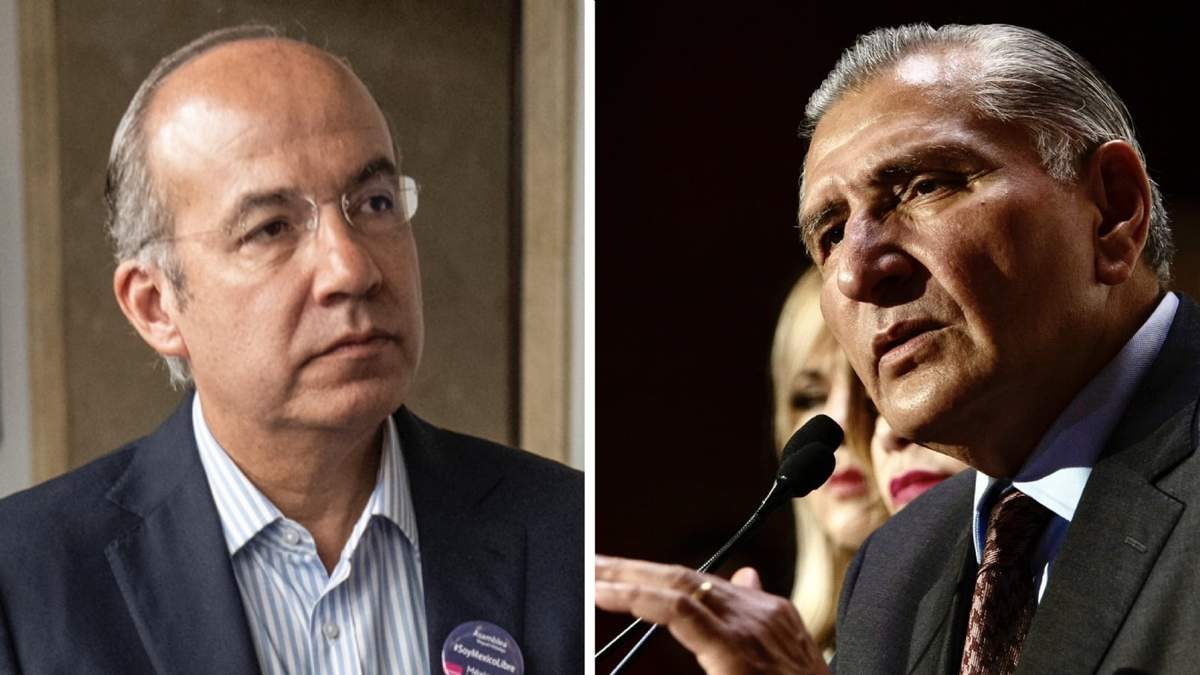 Felipe Calderón y Adán Augusto López