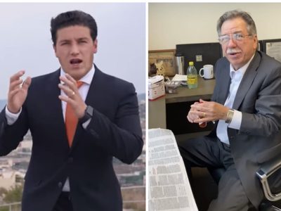 Samuel García niega que su papá esté huyendo y lo muestra en video