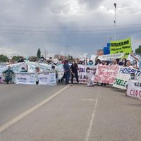 Los trabajadores del hospital de Cipolletti no cesan en sus reclamos