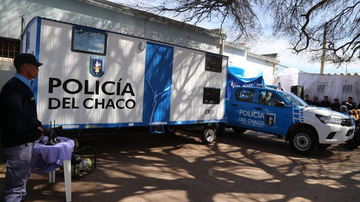 Policía de Chaco. Fuente: (Twitter)