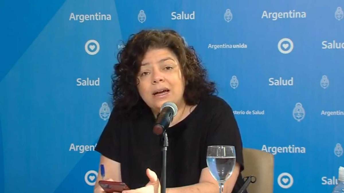 Carla Vizzotti, secretaria de Acceso a la Salud. Fuente: (Twitter)