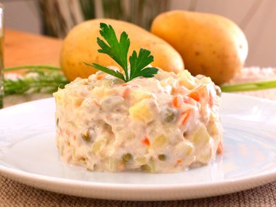Ensalada rusa: la reina de las Fiestas de Fin de año