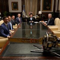 Javier Milei recibió al empresario estadounidense Peter Thiel