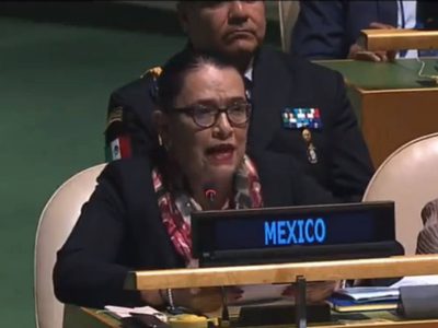 México no fabrica las armas, pero sí pone los muertos: Rosa Icela Rodríguez en la ONU
