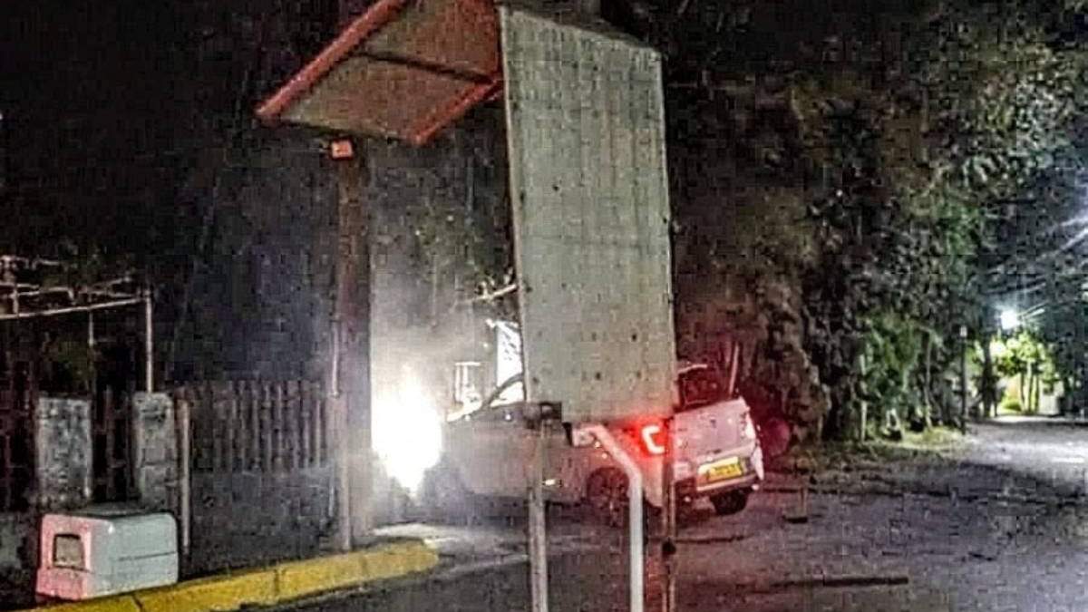 Vehículo en el que se encontraba Alfonso Moreno Tacuba, exmando de la de Morelos, en el momento de su asesinato en Jiutepec