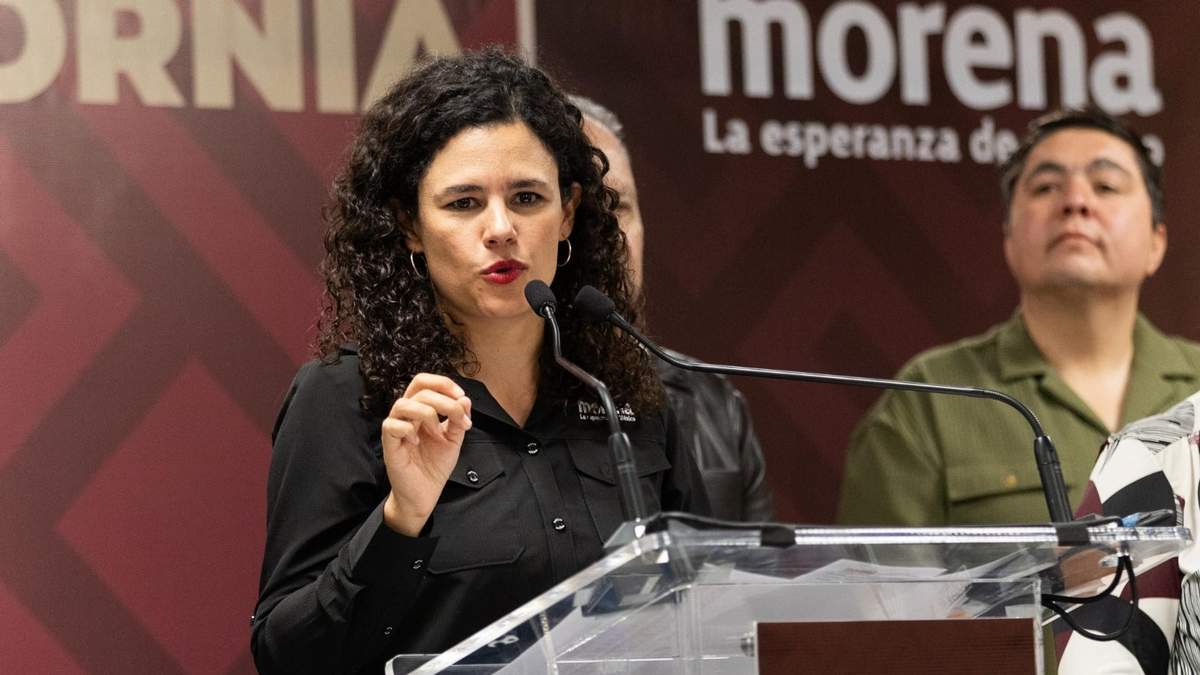 La dirigente nacional de Morena, Luisa María Alcalde