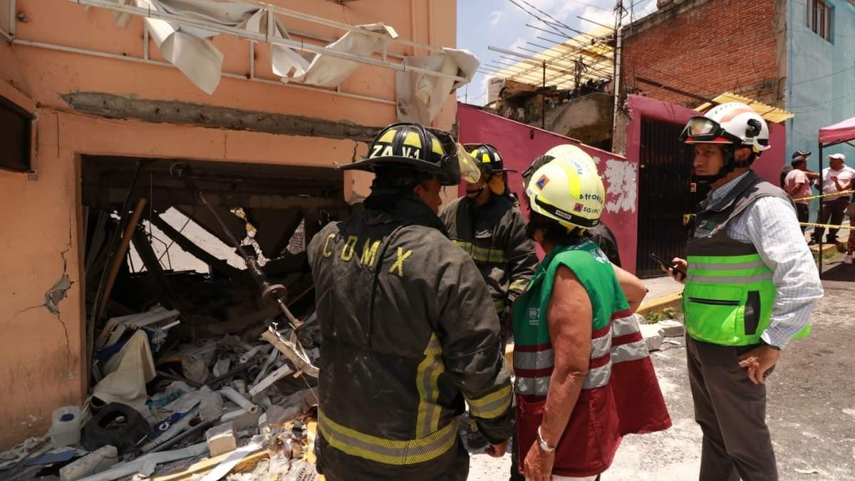 Inmueble afectado en la alcaldía Álvaro Obregón
