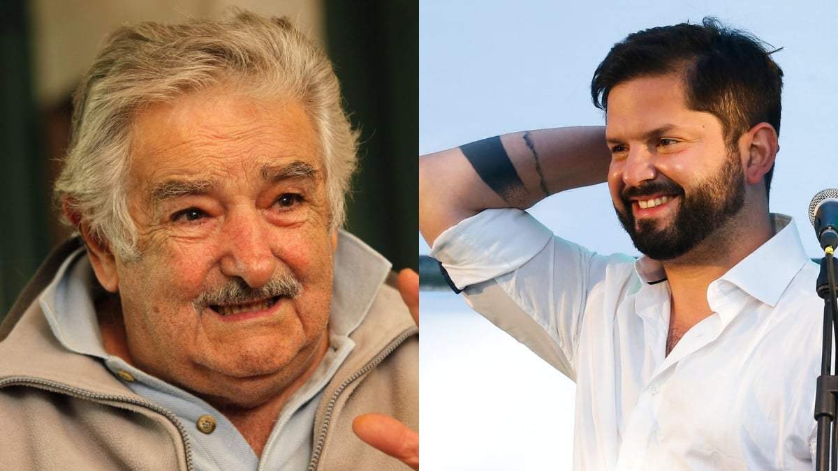 José "Pepe" Mujica y Gabriel Boric. Fuente: (Minuto Neuquén)