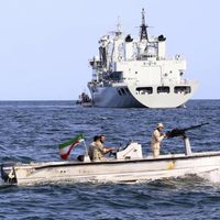 Irán, Rusia y China realizan maniobras navales en el Golfo de Omán