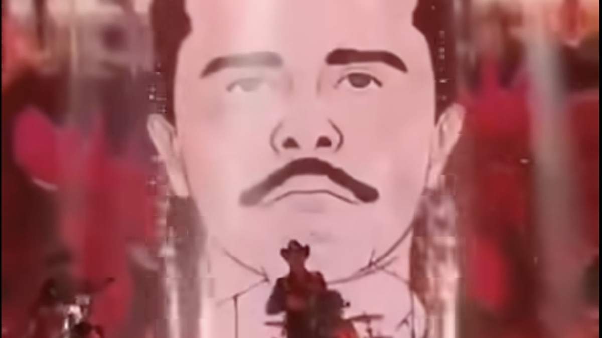 "El Mencho" en el concierto del auditorio Telmex