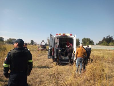 Globo aerostático aterriza de emergencia cerca de Teotihuacán; hay 6 heridos