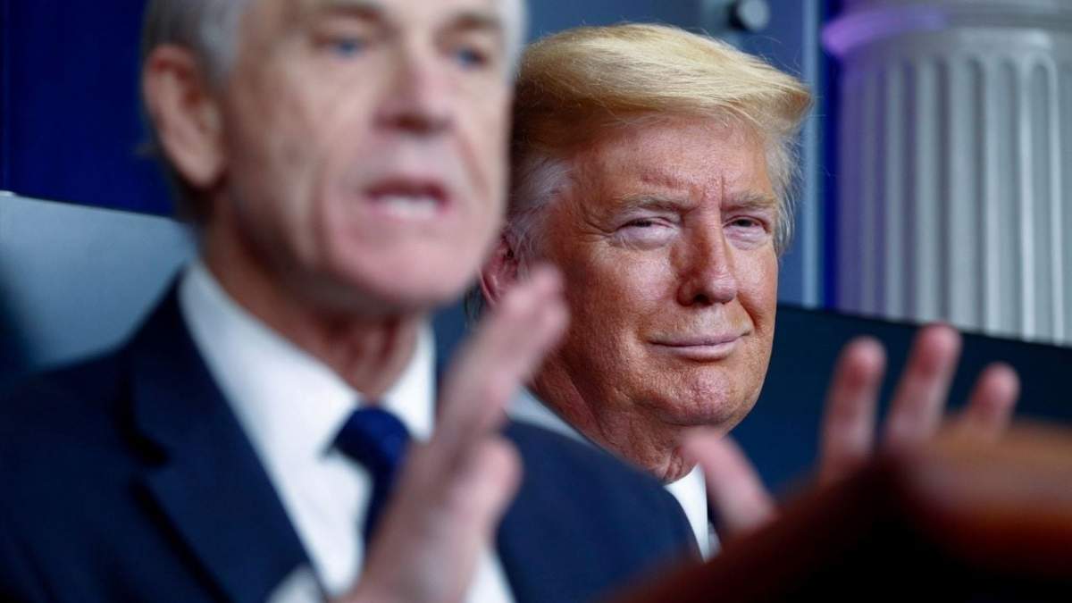 Peter Navarro y Donald Trump. Fuente: (Twitter)
