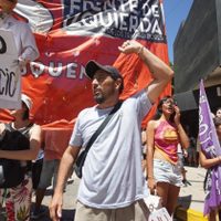 El diputado Andrés Blanco llamó a movilizar en contra de la ley Ómnibus, el DNU y "el plan de Milei”