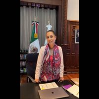 Sheinbaum dio tour por su oficina, la misma en la que “obviamente estuvo el presidente”
