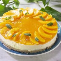 Cheesecake de durazno sin horno: un postre fresco y original para la mesa de Navidad