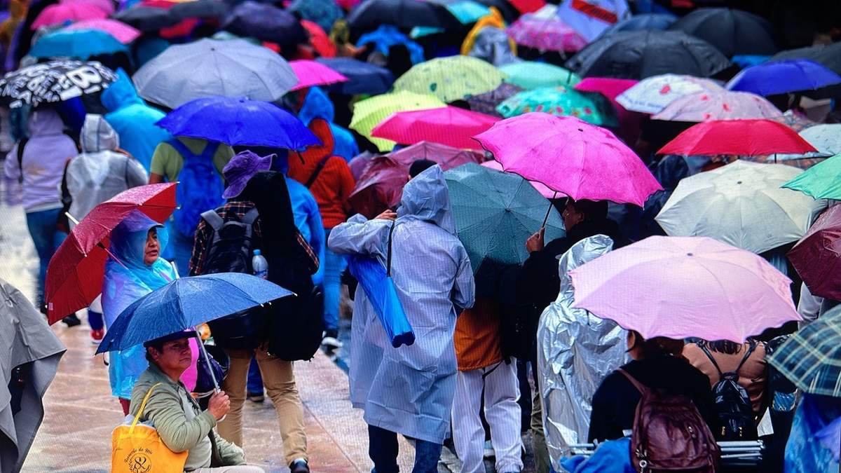 Continuarán las lluvias en la capital del país