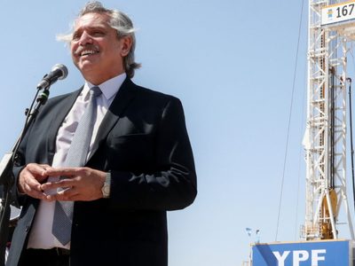 Alberto Fernández encabezó la puesta en marcha del Plan Gas