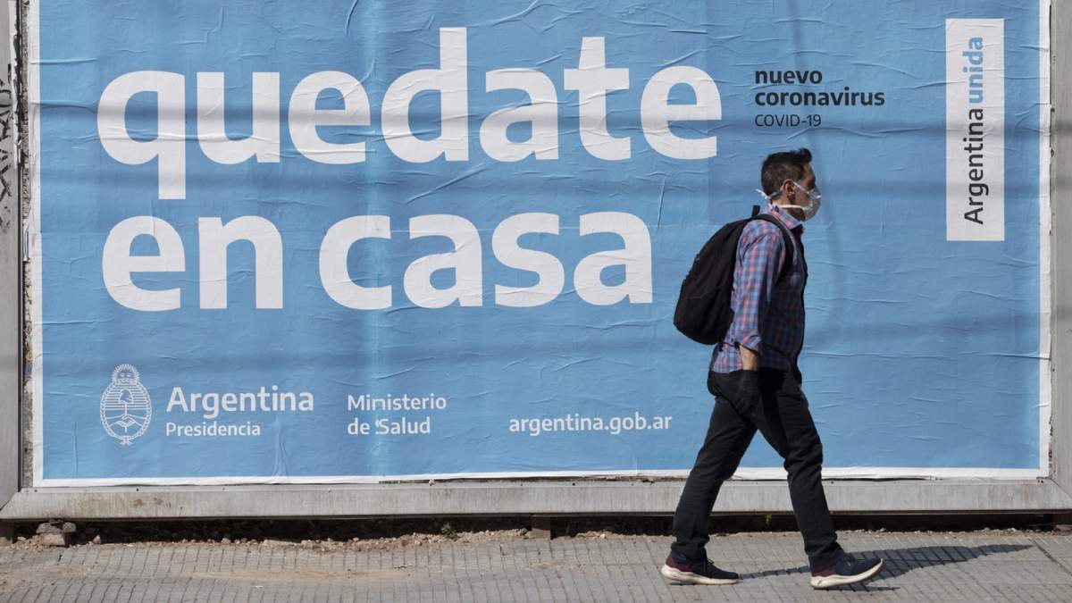 Coronavirus en Argentina. Fuente: (Twitter)