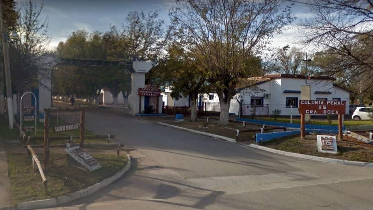 Colonia Penal de la ciudad General Roca. Fuente: (Twitter)